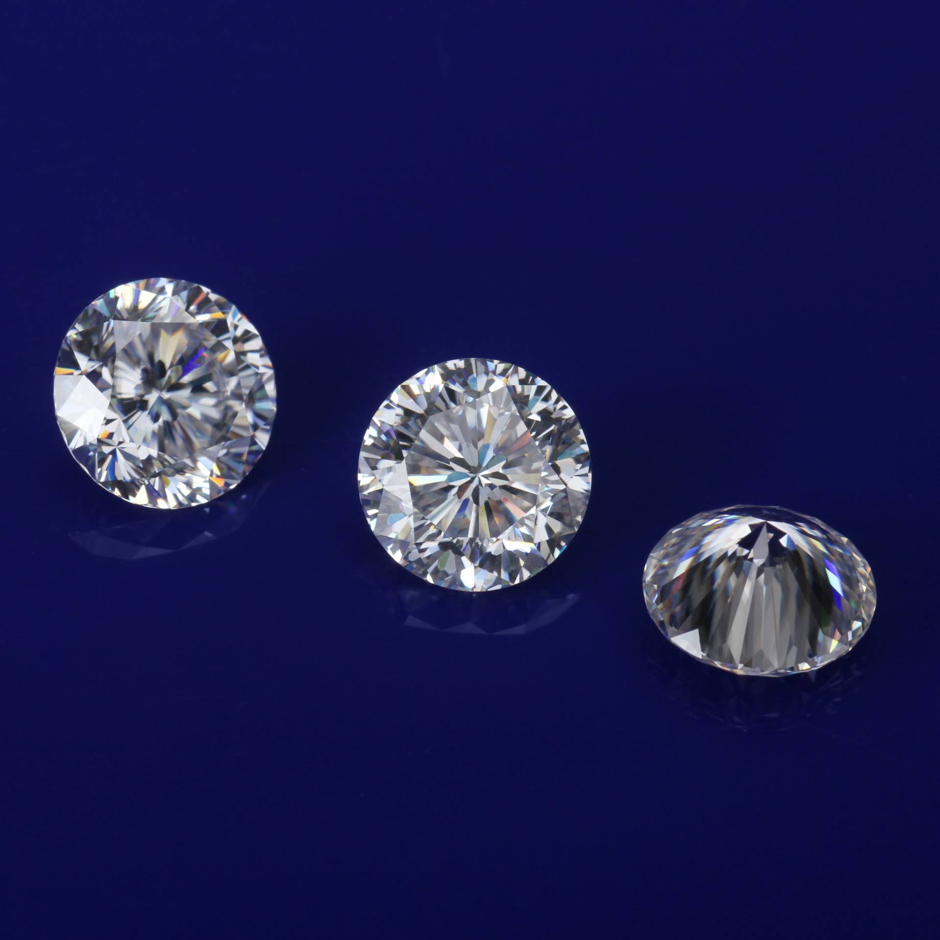 10,0 mm Morsonit Hochwertiger Fabrikpreis VVS Synthetic Moissanite