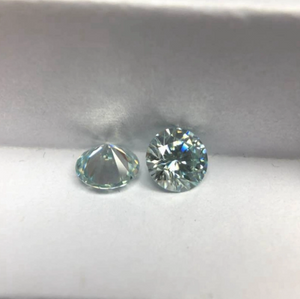 10,0–11,0 mm grüner hochwertiger DEF Moissanite im runden Brillantschliff für die Schmuckherstellung