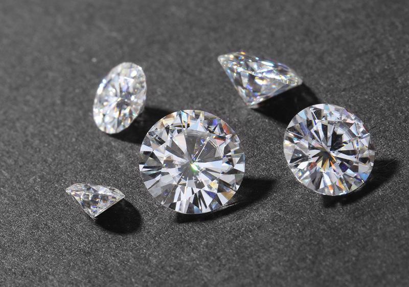 8,0 mm Morsonit Hochwertiger Fabrikpreis VVS Synthetic Moissanite