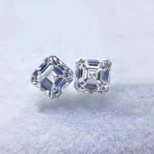 6.0mm 3EX DEF Farben-Fabrik-Qualitäts-Großhandelspreis VVS Asscher Moissanite Synthetic Moissanite