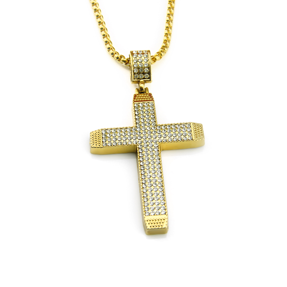 Hip Hop religiöses Kreuz Ecklace-Anhänger