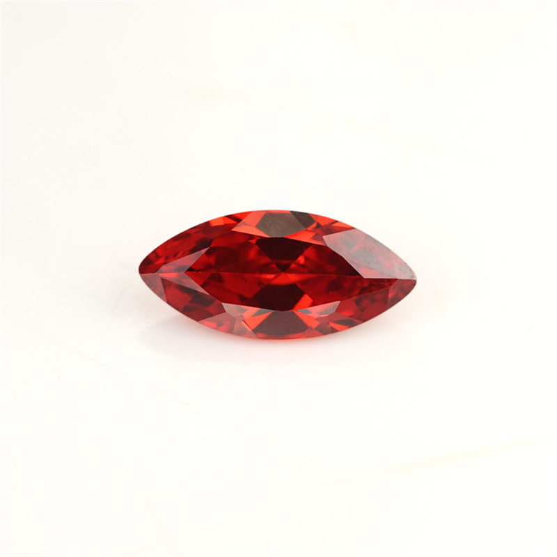 5A Custom Red Hersteller Großhandel Marquis Zirkonia für Schmuck