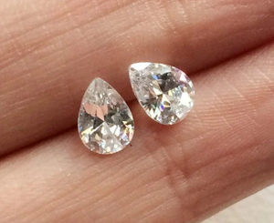 4*6mm Birnen-Schnitt Fabrik VVS Großhandelspreis 3EX Qualität D Farbe Moissanite Synthetisches Moissanite