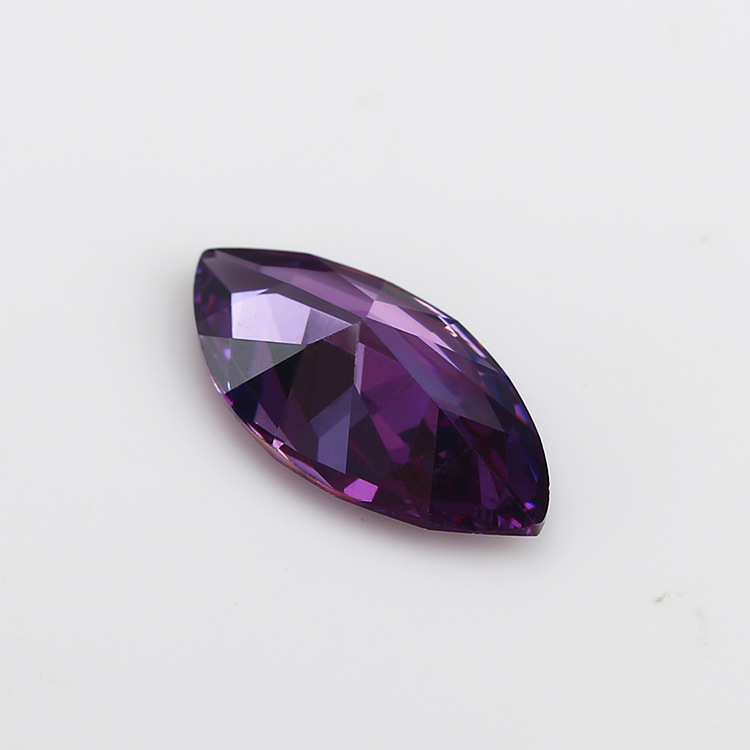 5A Custom Shiny Purple Hersteller Großhandel Marquis Zirkonia für Schmuck