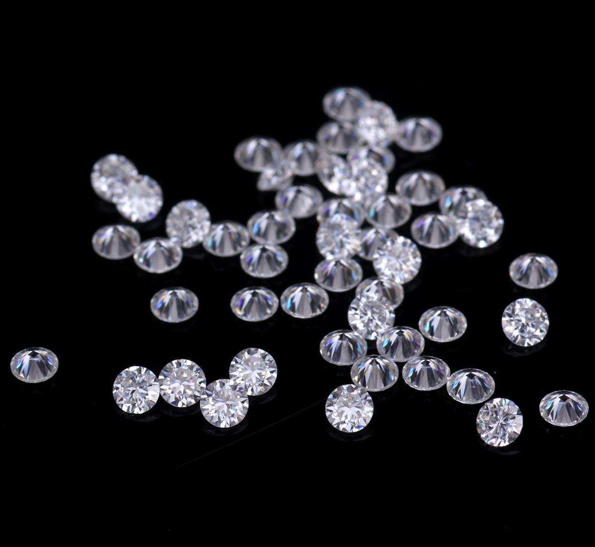 13,5 mm Morsonit Hochwertiger Neupreis VVS Synthetic Moissanite