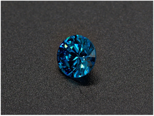 12,0-13,0 mm Hochwertiger blauer DEF-Moissanite mit rundem Brillantschliff für die Schmuckherstellung