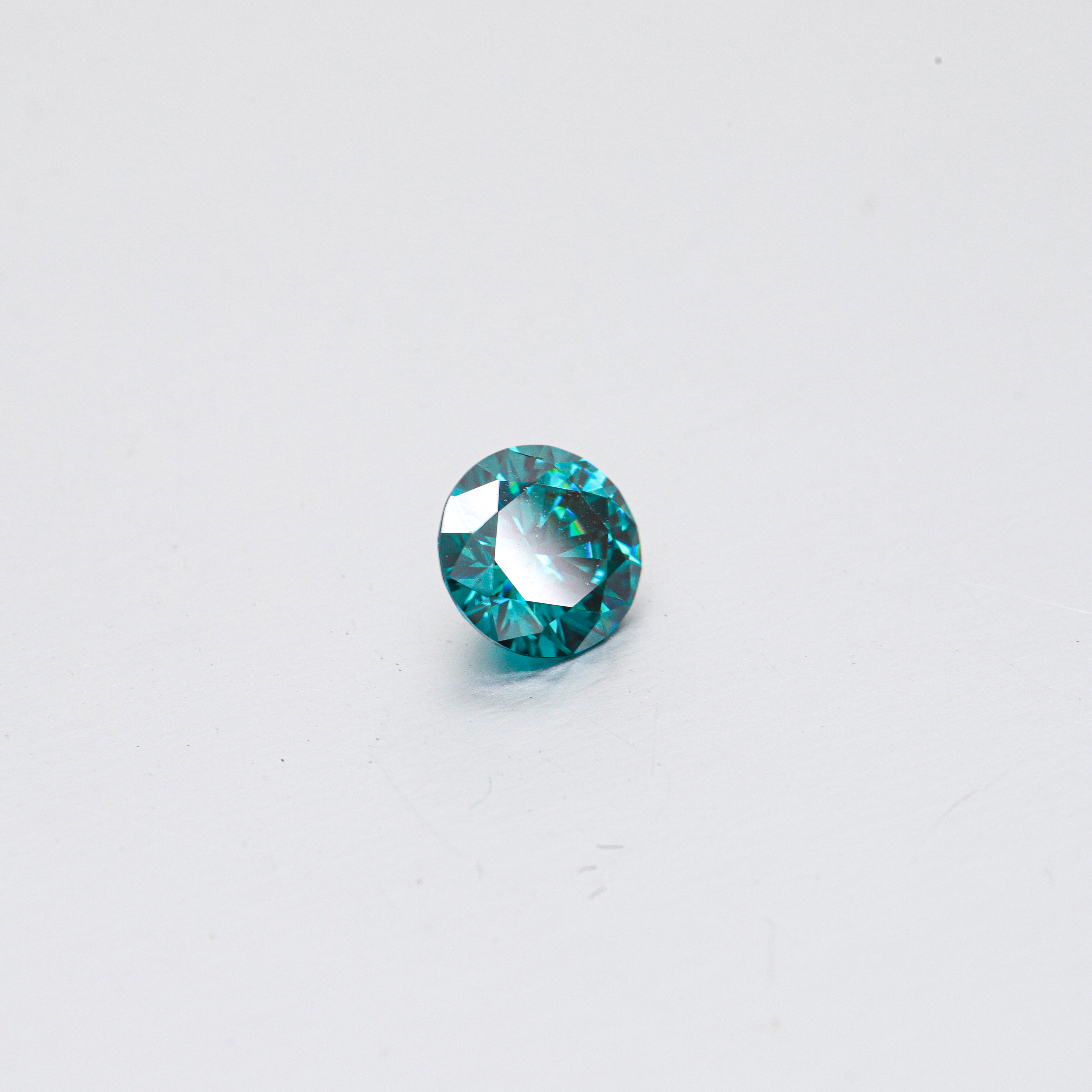 Großhandel grüne Farbe VVS Rundschliff Moissanite Lab Grown Diamond lose Edelstein