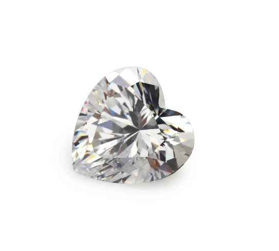 Herzschliff 6,5 mm Missanite Hochwertiger Neupreis VVS Synthetischer Moissanite