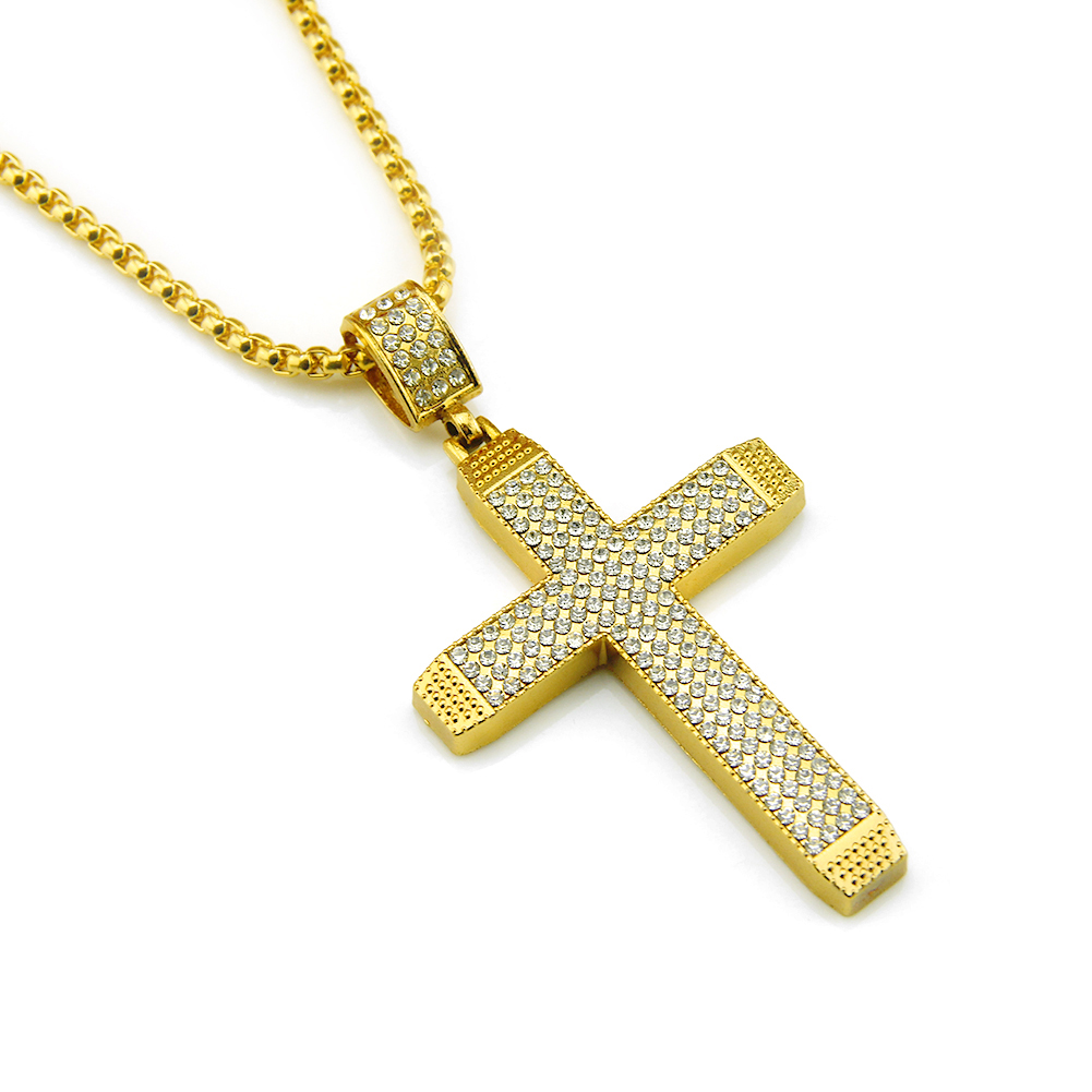 Hip Hop religiöses Kreuz Ecklace-Anhänger