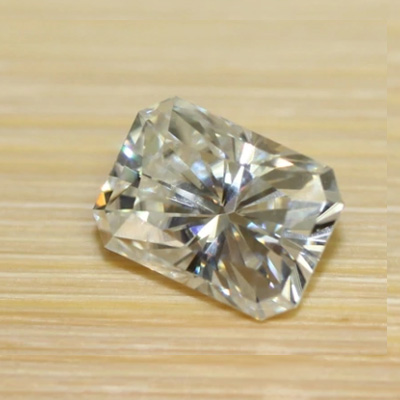 6 * 8 mm Smaragdschliff grober brillanter synthetischer Moissanite