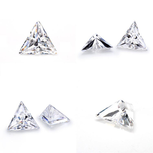 3.0mm Triangle Cut Hochwertige VVS Moissanite D Farbe 3EX Großhandelspreis der Fabrik Synthetischer Moissanite