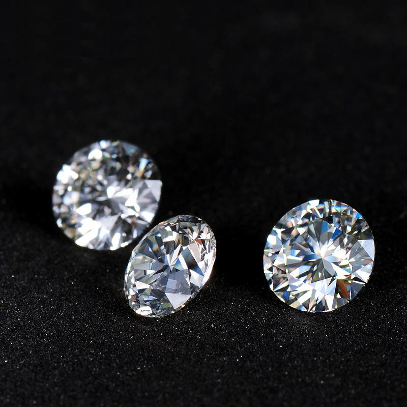 8,0 mm Morsonit Hochwertiger Fabrikpreis VVS Synthetic Moissanite