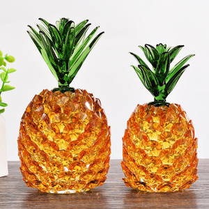 Heimdekoration Kristall Ornamente Ruyi Ananas Veranda Weinschrank Künstliche Kristall Ornamente Geschenk Großhandel