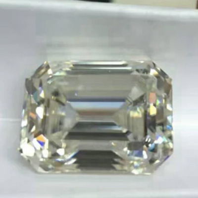 6 * 8 mm Smaragdschliff grober brillanter synthetischer Moissanite