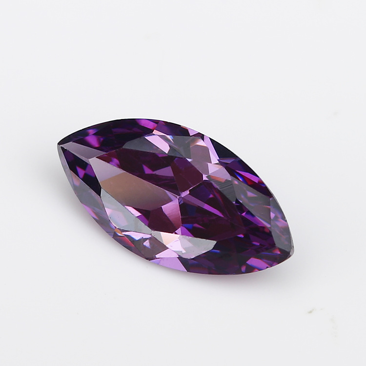 5A Custom Shiny Purple Hersteller Großhandel Marquis Zirkonia für Schmuck