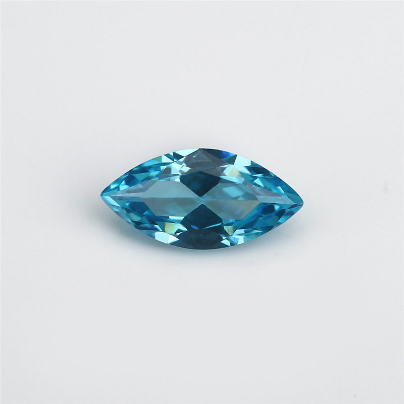 5A Custom Light Blue Hersteller Großhandel Marquis Zirkonia für Schmuck