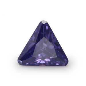 5A Shiny Purple Herstellung Großhandel Dreieck Zirkonia für Schmuck