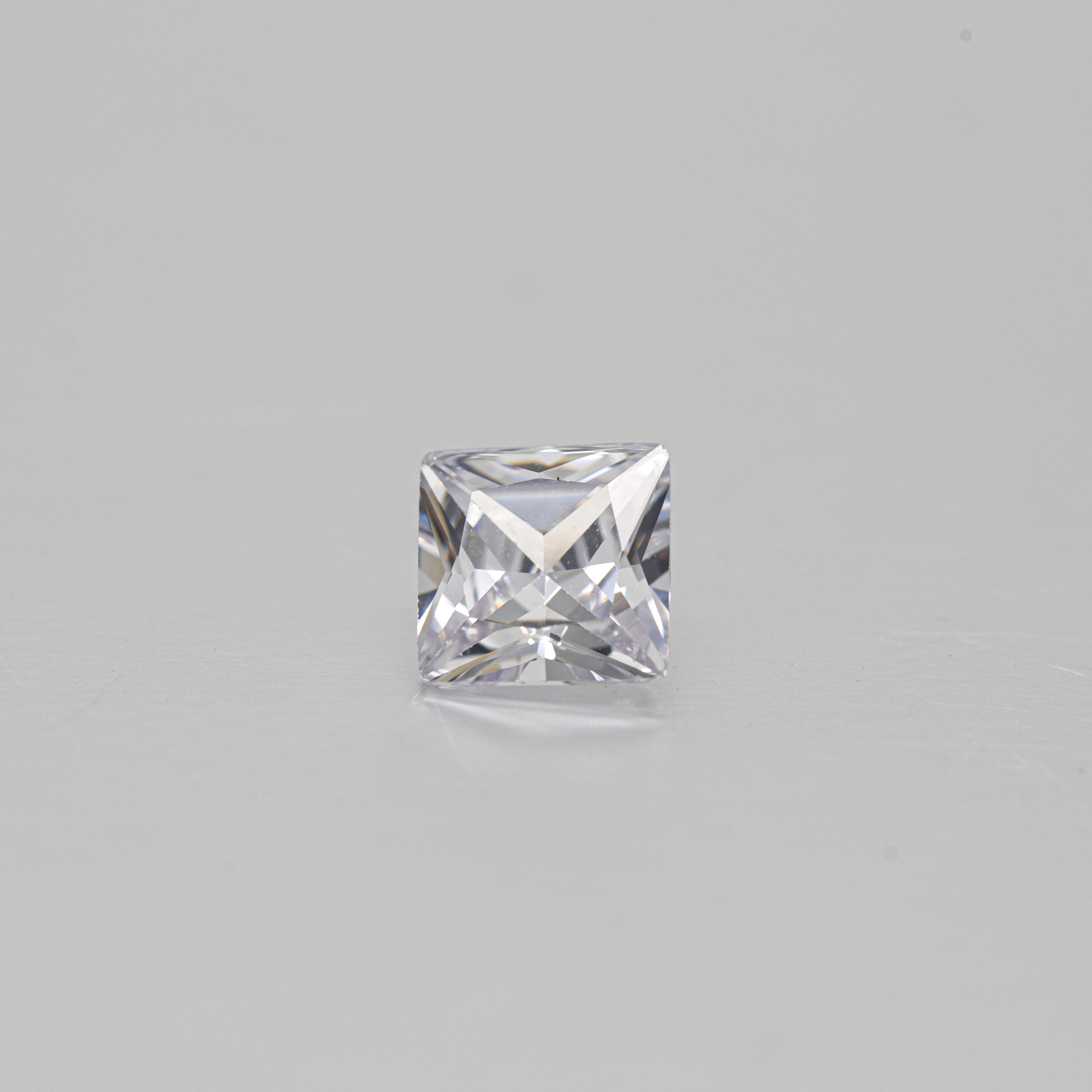 Weißer Princess Cut VVS Clarity Factory Großhandelspreis Moissanite Synthetischer Diamant