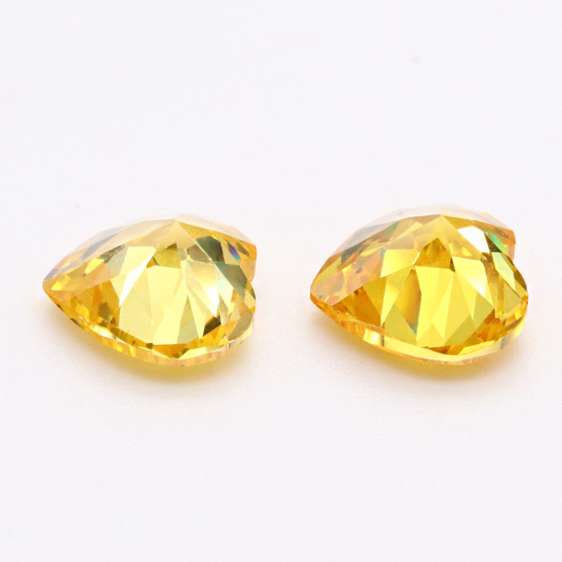 Direktverkauf der Fabrik von 3A High Quality 3EX Yellow Cubic Zirconia