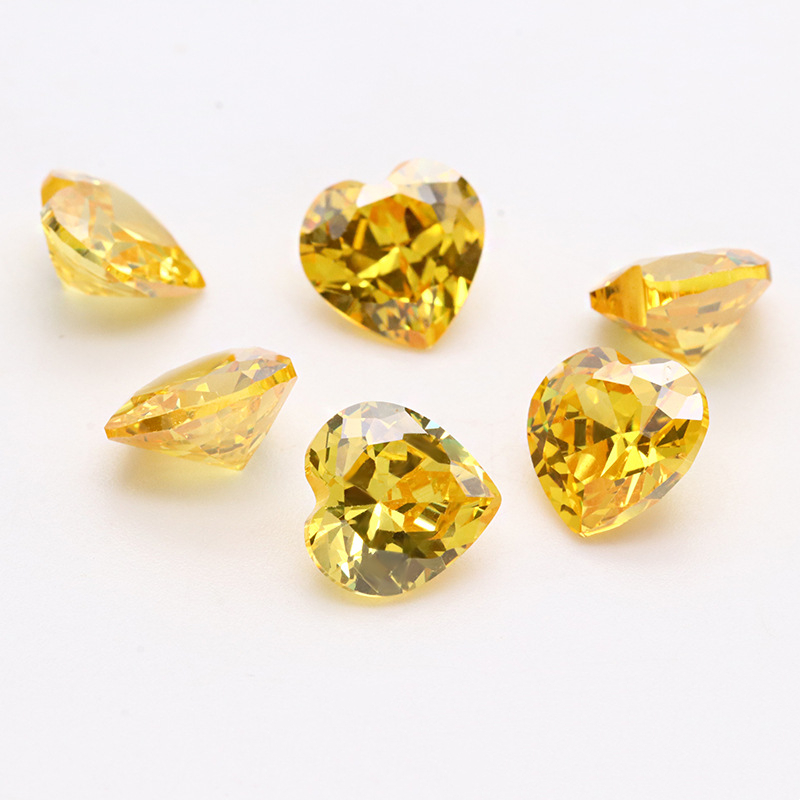 Direktverkauf der Fabrik von 3A High Quality 3EX Yellow Cubic Zirconia