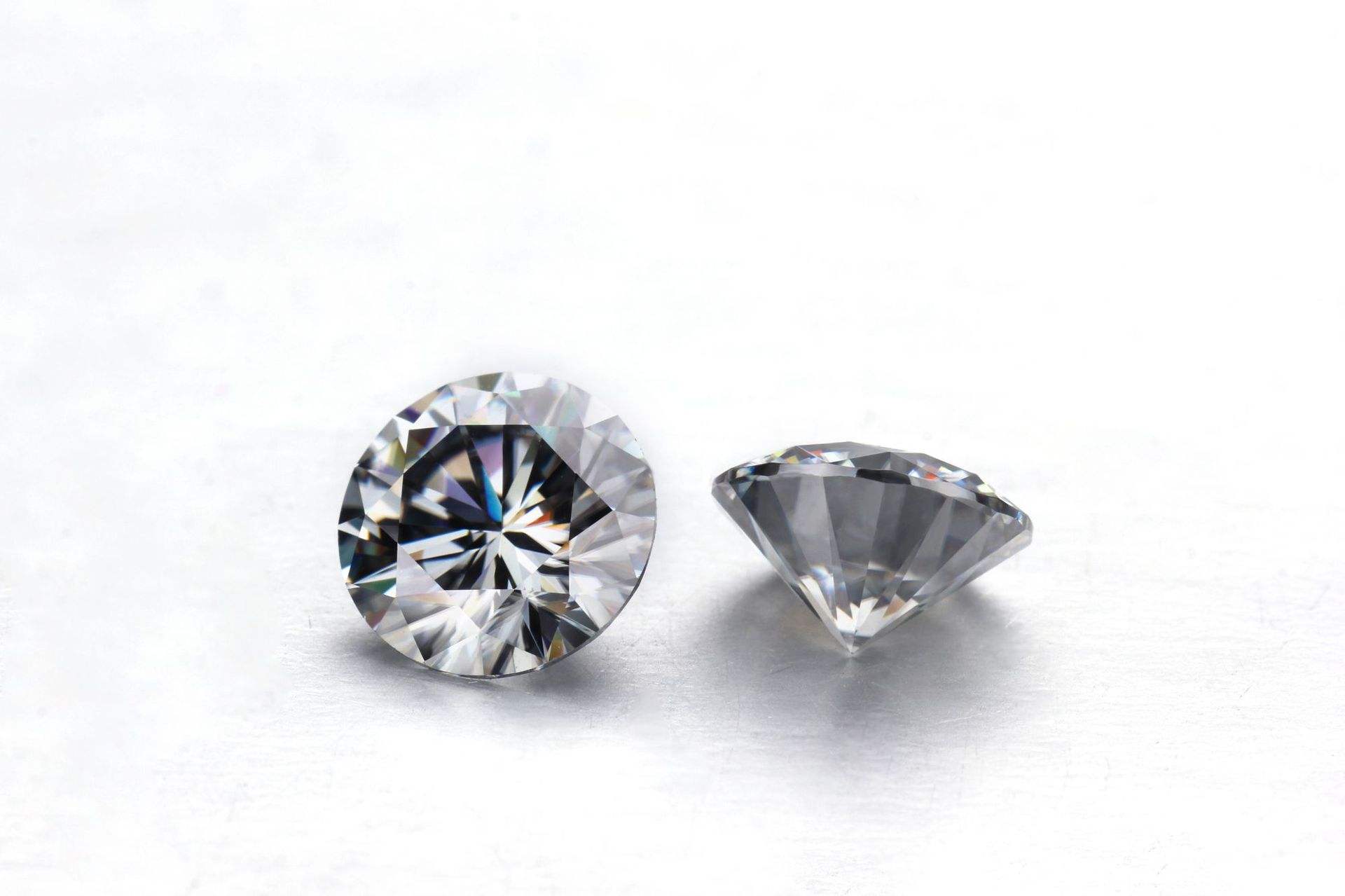 9,5 mm Morsonit Hochwertiger Fabrikpreis VVS Synthetischer Moissanite