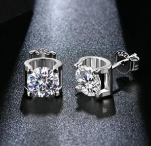 925 Sterling Silber Vergoldung niedliche und modische Damenohrringe