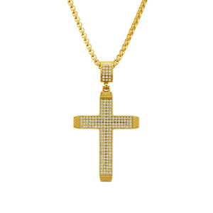 Hip Hop religiöses Kreuz Ecklace-Anhänger