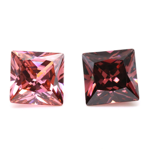 Fabrik Großhandel 3EX Light Carmine VVS Prinzessin Cubic Zirconia