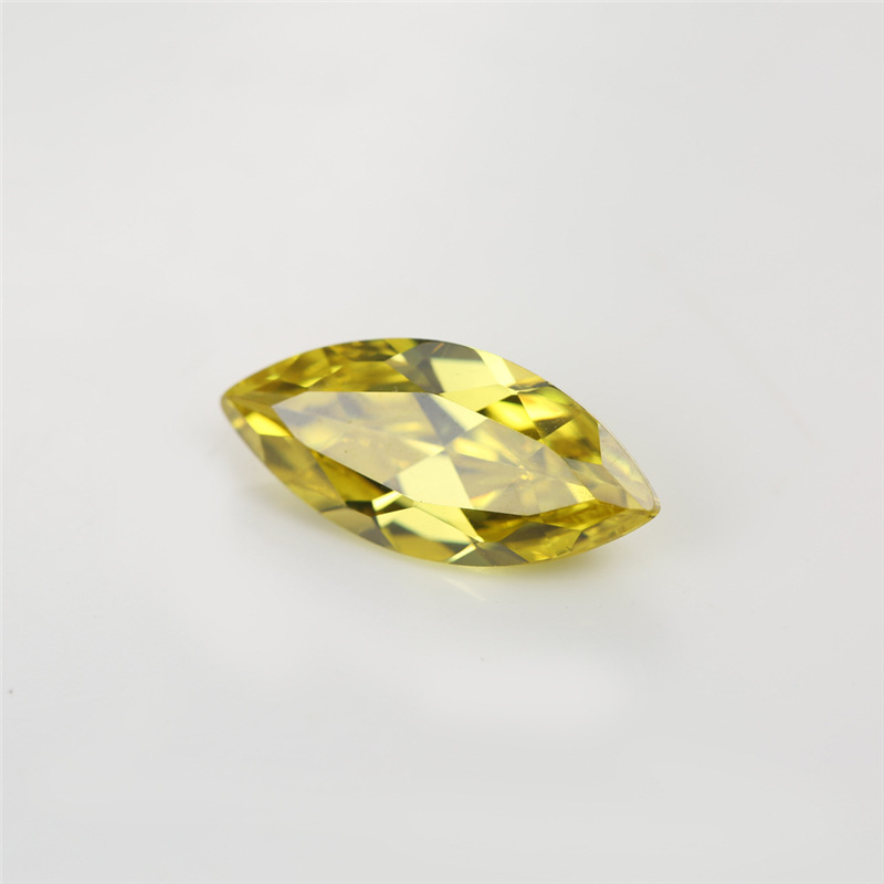 5A Custom Yellow Hersteller Großhandel Marquis Zirkonia für Schmuck